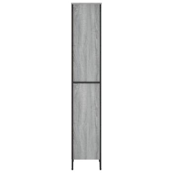 Bücherregal Grau Sonoma 50x31x169 cm Holzwerkstoff