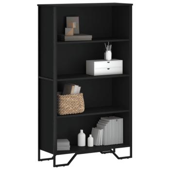 ARDEBO.de - Bücherregal Schwarz 80x31x137,5 cm Holzwerkstoff