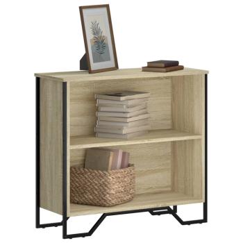 ARDEBO.de - Bücherregal Sonoma-Eiche 80x31x74,5 cm Holzwerkstoff