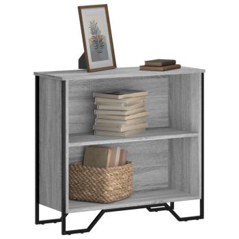 ARDEBO.de - Bücherregal Grau Sonoma 80x31x74,5 cm Holzwerkstoff