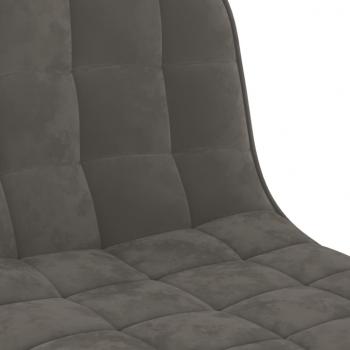 Barhocker Dunkelgrau Samt
