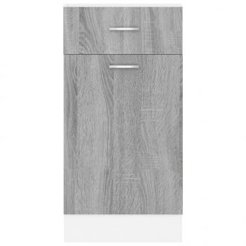 Unterschrank mit Schublade Grau Sonoma 40x46x81,5 cm