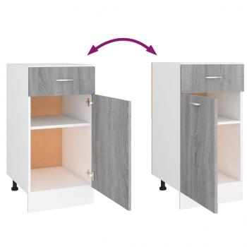 Unterschrank mit Schublade Grau Sonoma 40x46x81,5 cm