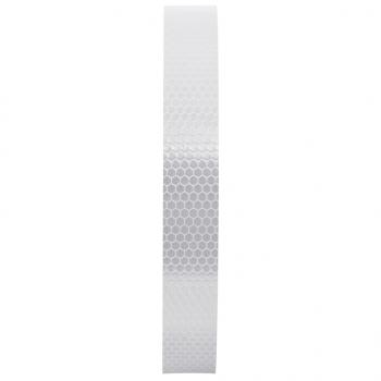Reflektorband Weiß 2,5 cmx50 m PVC