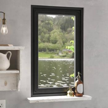 ARDEBO.de - Magnet-Insektenschutz für Fenster Anthrazit 80x140 cm