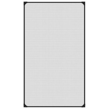Magnet-Insektenschutz für Fenster Anthrazit 80x140 cm