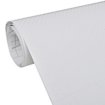 ARDEBO.de - Autofolien 2 Stk. 3D Weiß 100x150 cm+50x150 cm