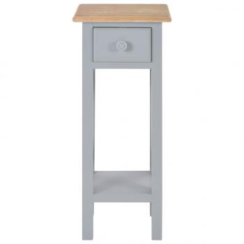 Beistelltisch Grau 27 x 27 x 65,5 cm Holz