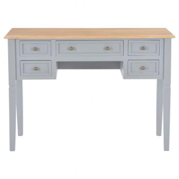 Schreibtisch Grau 109,5 x 45 x 77,5 cm Holz