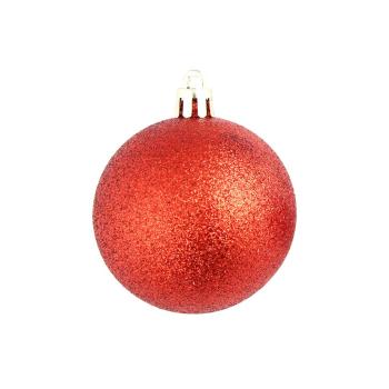 100-tlg. Weihnachtskugel-Set 3/4/6 cm Rot