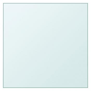 ARDEBO.de - Tischplatte Transparent 60x60 cm Hartglas