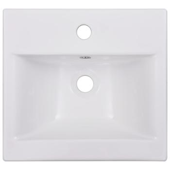 Badmöbel-Set Weiß Holzwerkstoff