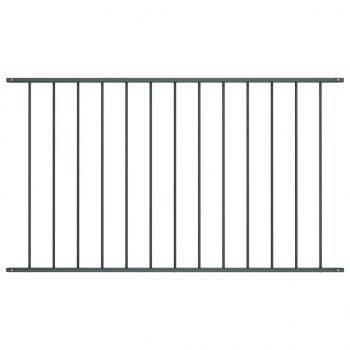 ARDEBO.de - Zaunfeld Pulverbeschichteter Stahl 1,7 x 1,25 m Anthrazit