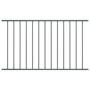 Zaunfeld Pulverbeschichteter Stahl 1,7 x 1,25 m Anthrazit