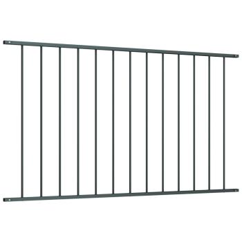 Zaunfeld Pulverbeschichteter Stahl 1,7 x 1,25 m Anthrazit