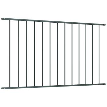 Zaunfeld Pulverbeschichteter Stahl 1,7 x 1,25 m Anthrazit