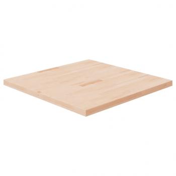 ARDEBO.de - Tischplatte Quadratisch 90x90x4 cm Eichenholz Unbehandelt