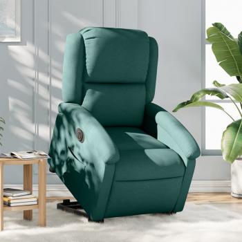 ARDEBO.de - Relaxsessel mit Aufstehhilfe Elektrisch Dunkelgrün Stoff