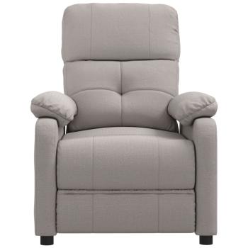 ARDEBO.de - Relaxsessel Taupe Stoff