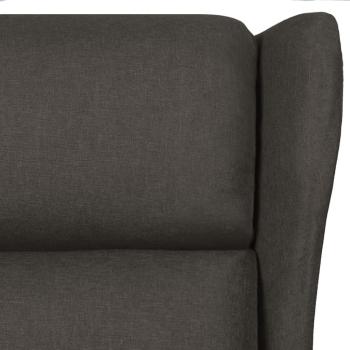 Massagesessel Taupe Stoff