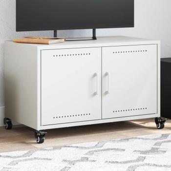 ARDEBO.de - TV-Schrank Weiß 68x39x43,5 cm Stahl