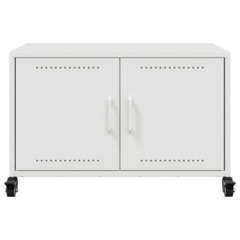 TV-Schrank Weiß 68x39x43,5 cm Stahl