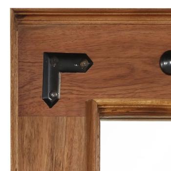 Spiegel Akazienholz Massiv 50x50 cm