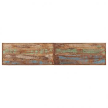Bank 160 cm Massives Altholz und Stahl