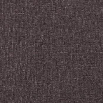 Boxspringbett mit Matratze Dunkelbraun 180x200 cm Stoff