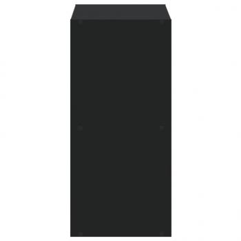 Bücherregal Schwarz 68,5x32x68,5 cm Holzwerkstoff