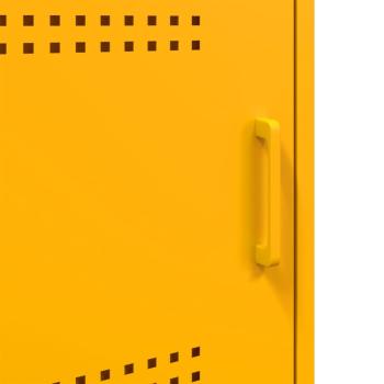 Nachttisch Senfgelb 36x39x50,5 cm Stahl