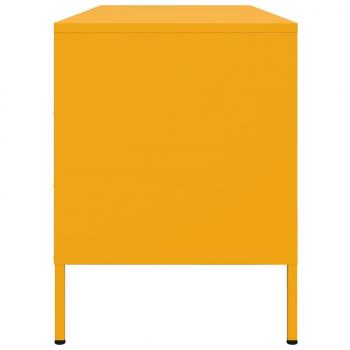 TV-Schrank Senfgelb 100,5x39x50,5 cm Stahl