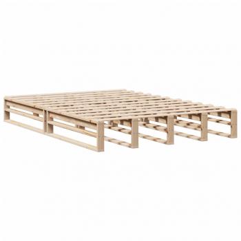 Massivholzbett ohne Matratze 120x190 cm Kiefernholz