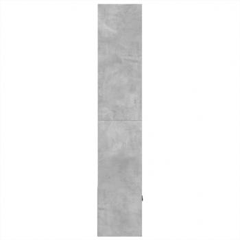 Bücherregal Betongrau 70x36x189 cm Holzwerkstoff