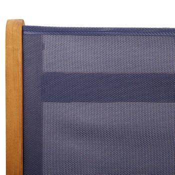 Gartenstühle 6 Stk. Klappbar Massivholz Akazie und Textilene