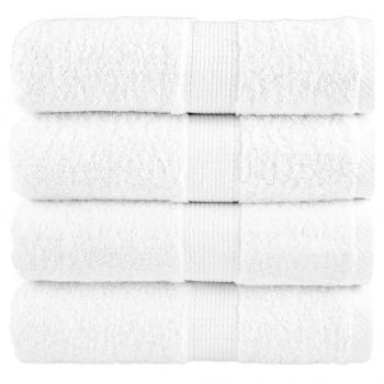 ARDEBO.de - Premium-Seiftücher SOLUND 4 Stk. Weiß 30x30 cm 600 g/m²