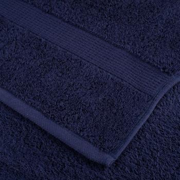 8 tlg. Premium-Handtuch-Set SOLUND Marineblau 600 g/m²