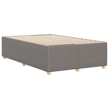 Bettgestell Taupe 120x190 cm Stoff