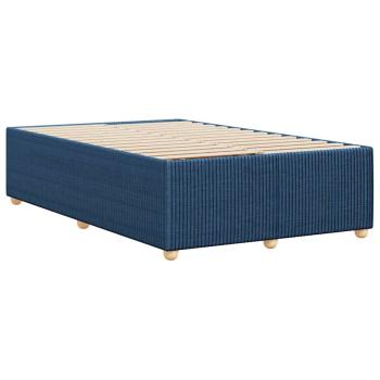 Bettgestell Blau 120x190 cm Stoff