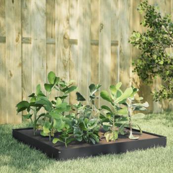 ARDEBO.de - Hochbeet Anthrazit 100x100x18,5 cm Stahl