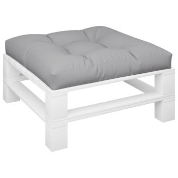 ARDEBO.de - Palettenkissen Grau 70x70x12 cm Stoff