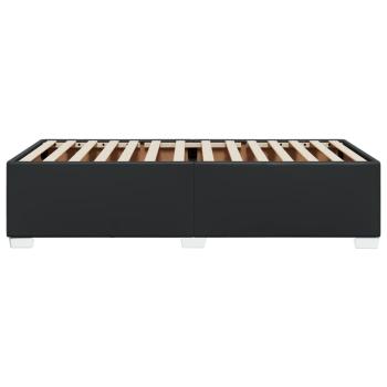 Bettgestell Schwarz 100x200 cm Kunstleder