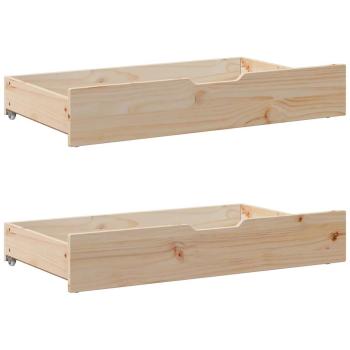 Tagesbett Ausziehbar mit Schubladen ohne Matratze 90x200 cm