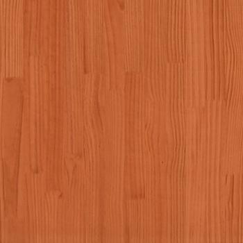 ARDEBO.de - Massivholzbett ohne Matratze Wachsbraun 160x200 Kiefernholz