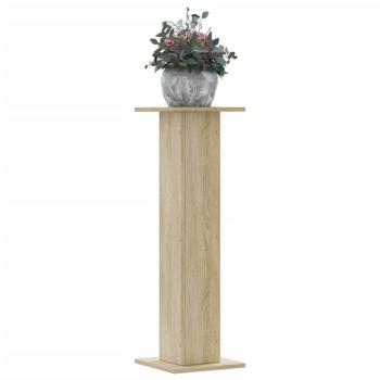 ARDEBO.de - Pflanzenständer 2 Stk. Sonoma-Eiche 30x30x95 cm Holzwerkstoff