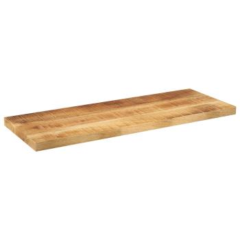 ARDEBO.de - Tischplatte 70x20x3,8 cm Rechteckig Raues Massivholz Mango