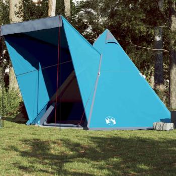 ARDEBO.de - Tipi-Familienzelt 6 Personen Blau Wasserdicht