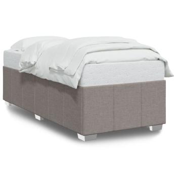 Bettgestell Taupe 90x190 cm Stoff