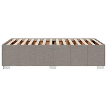 Bettgestell Taupe 90x190 cm Stoff