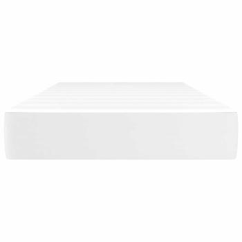 ARDEBO.de - Taschenfederkernmatratze für Kinder Weiß 80x160 cm Kunstleder